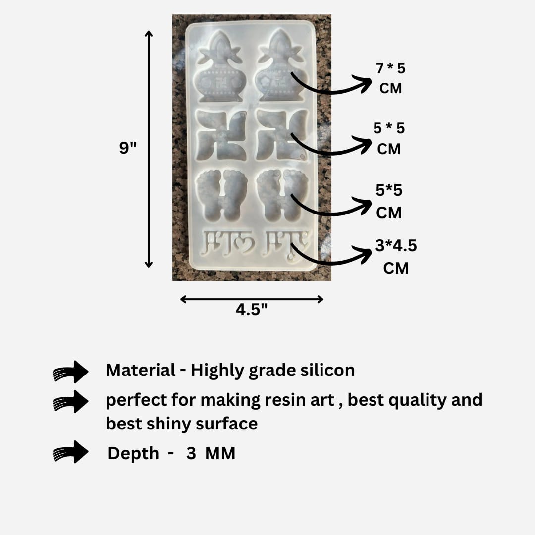 8 in 1  Diwali mould