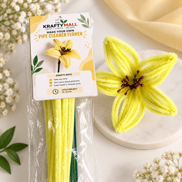 Pipe cleaner flower kit 02