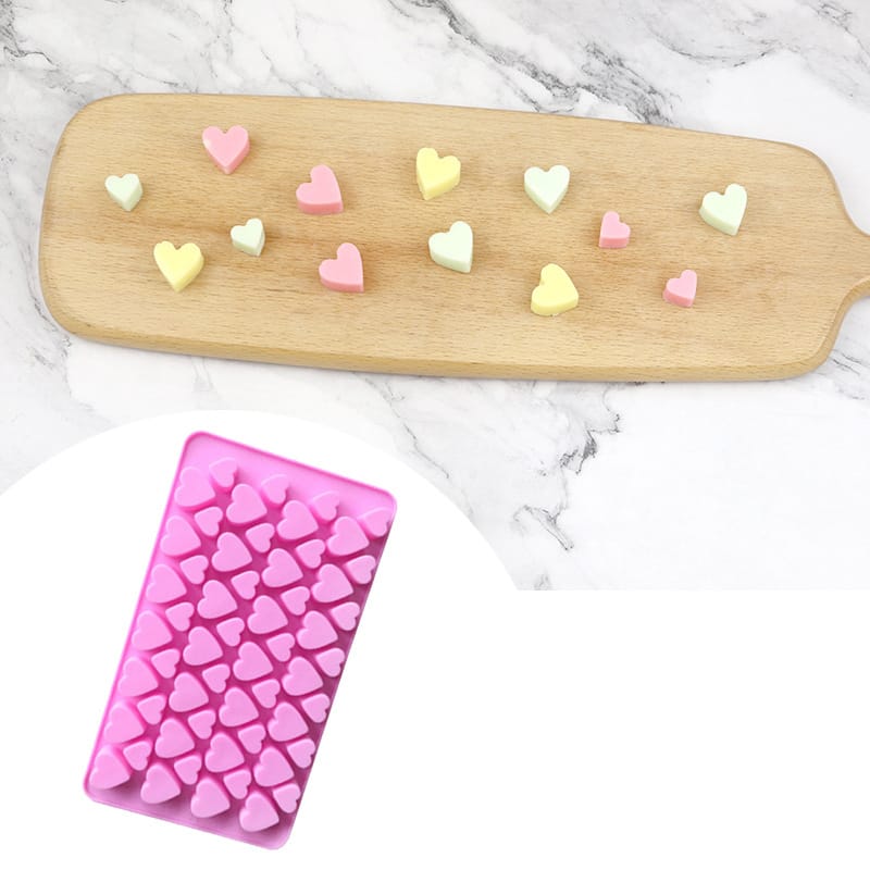 55 cavity heart mould