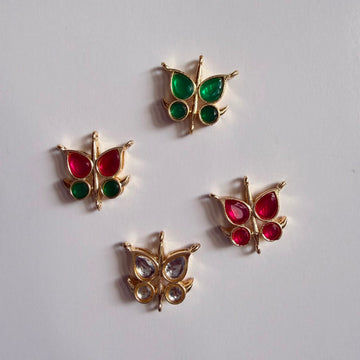 Kundan rakhi charm birds