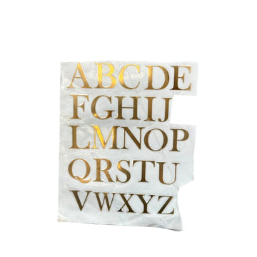 Alphabet stickers