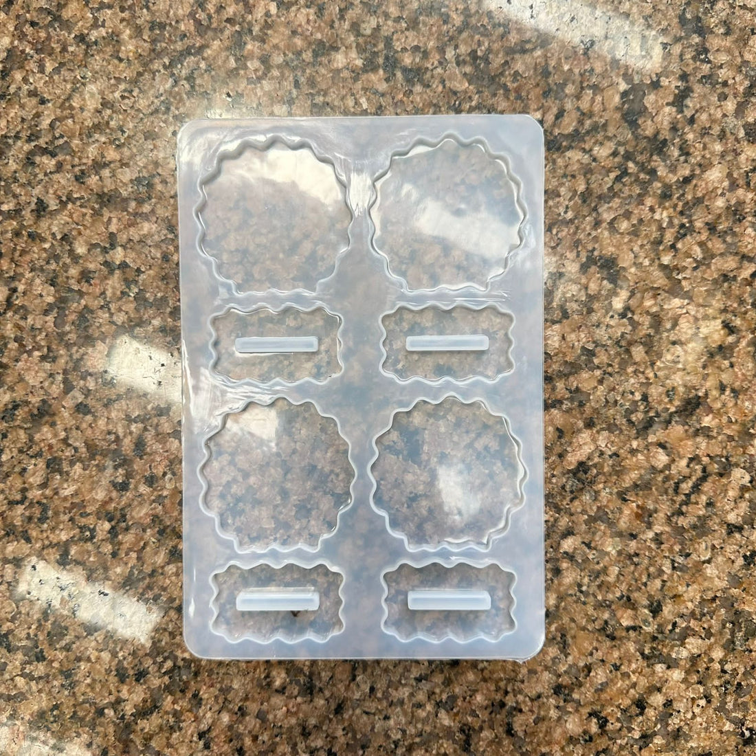 4 cavity small dashboard agate mould