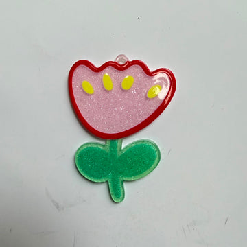 Acrylic charm flower 003