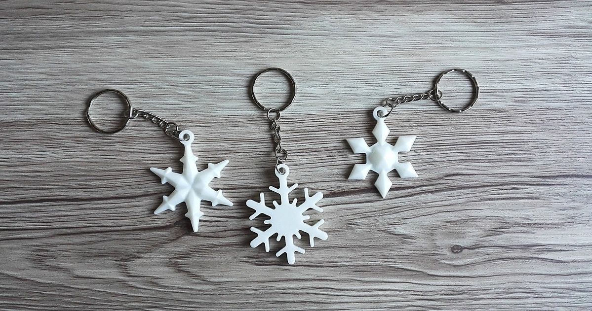3 in 1 Snowflake mould