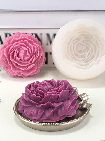3d peony flower mould