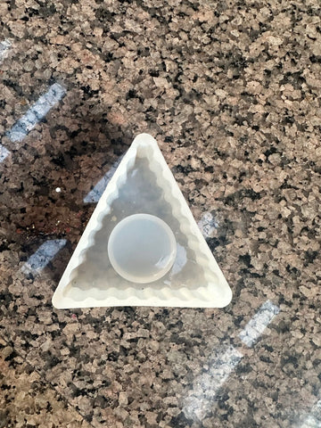 Triangle tea light holder