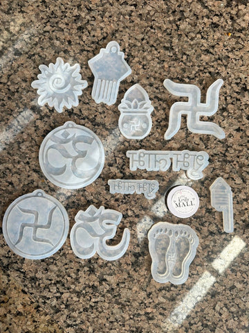 Set of 11 Diwali moulds