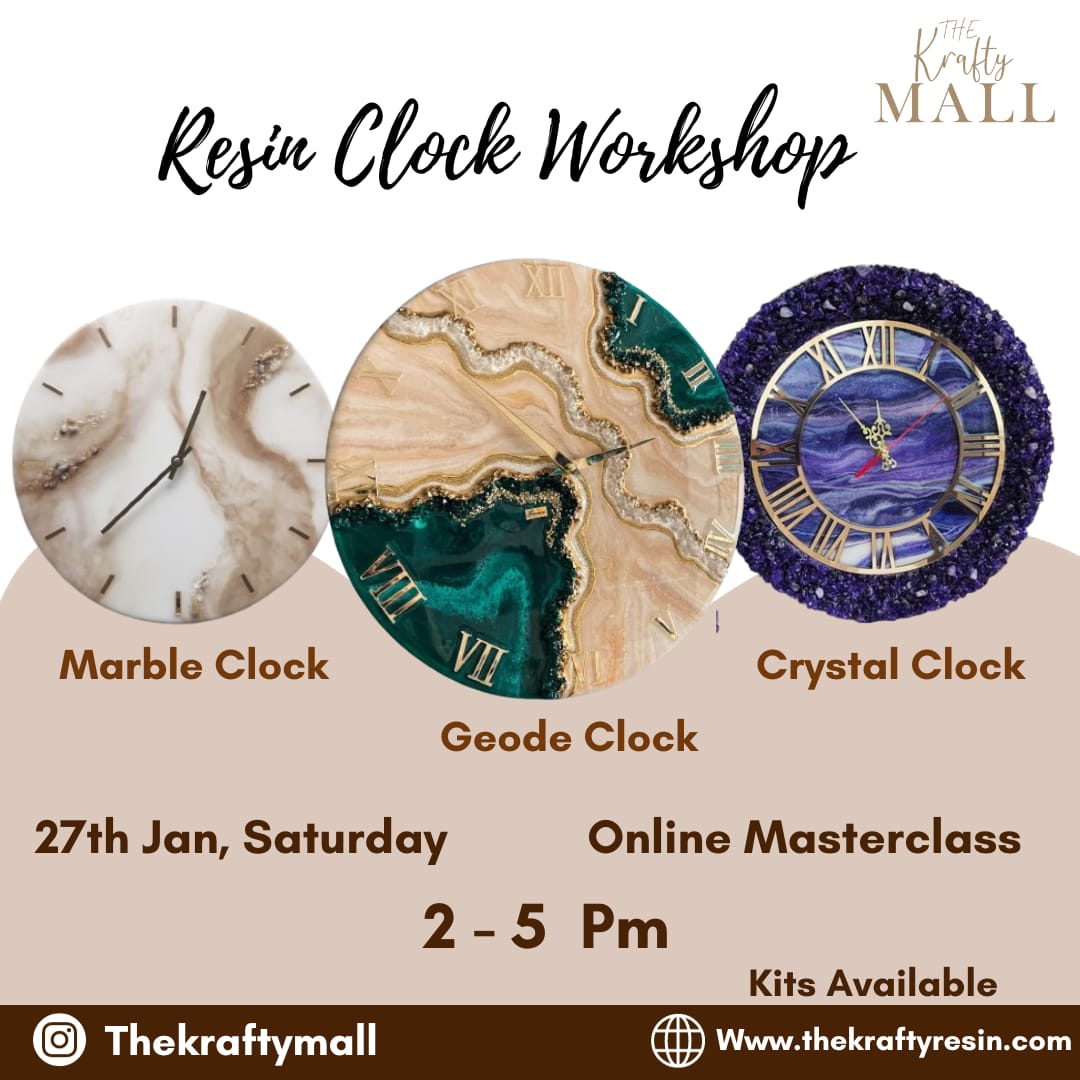 Resin Clock master Workshop