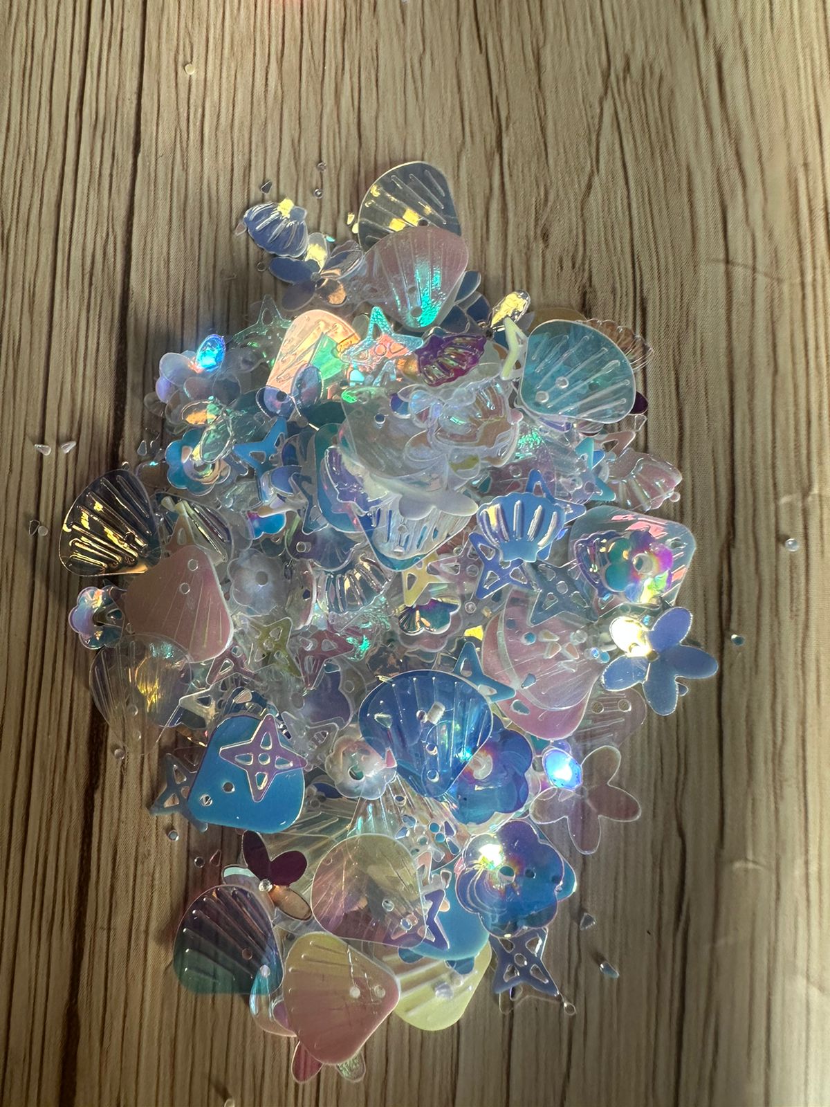 Shell Shaker and glitter