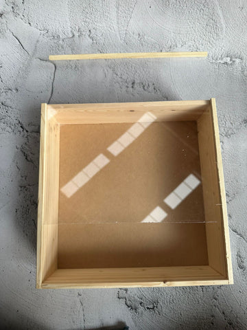 Acrylic Square slider box