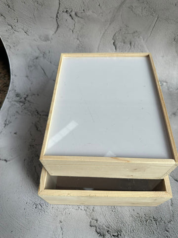 Acrylic rectangle slider box big