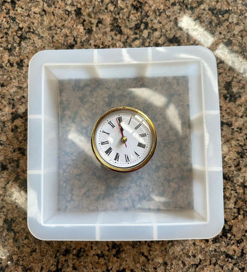 Square table clock mould