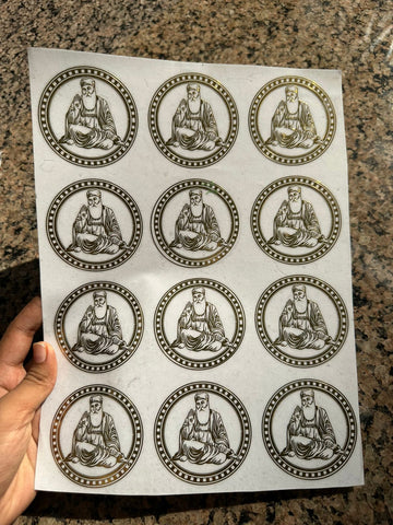 Sikh Gurunanakji logo sheet 002 metal