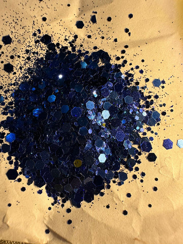 Dark blue dusty chunk