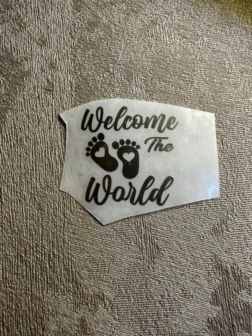 Welcome sticker