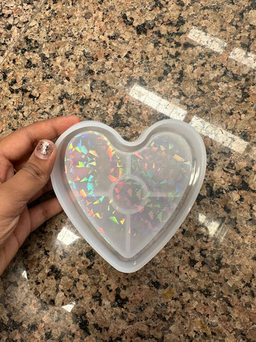 Holographic heart mould