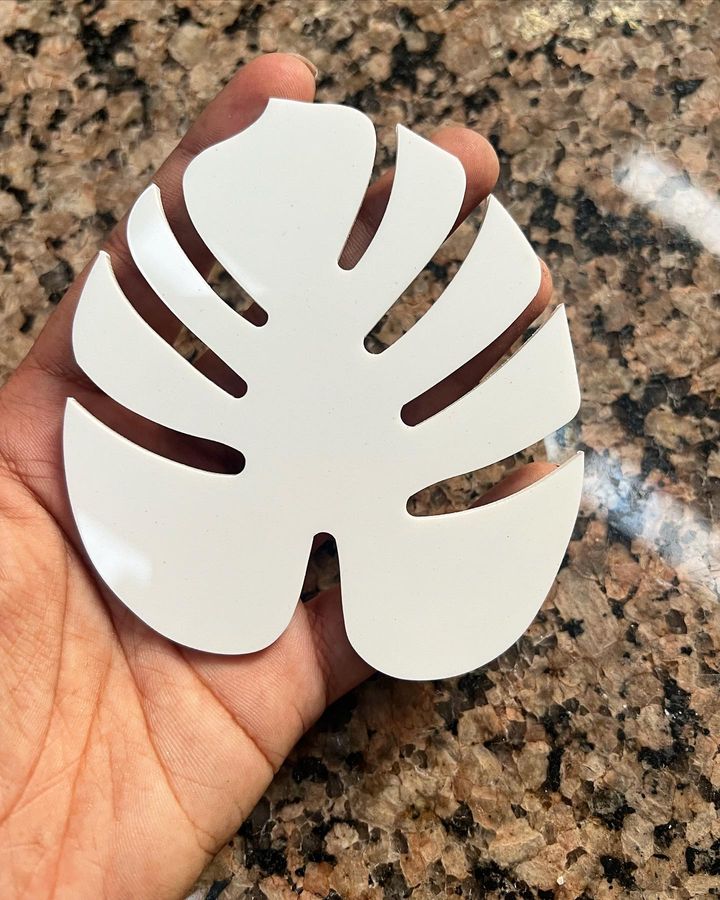 Leaf Acrylic Coasters