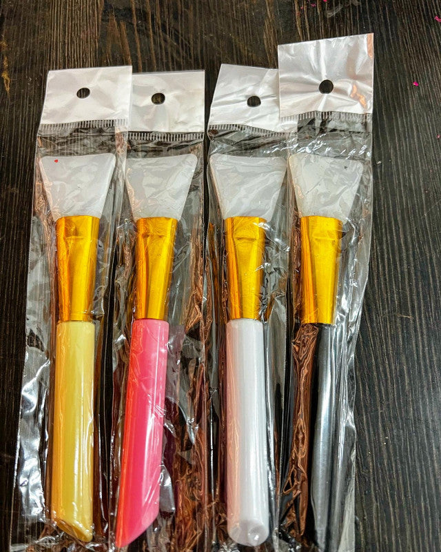 Resin silicon stick brush