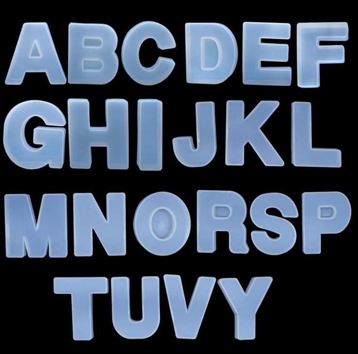 4 inch alphabet individual