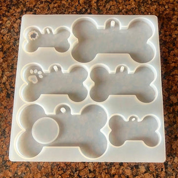 6 in 1 Dog tag  mould