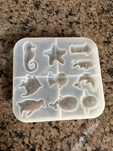 10 in 1 sea creature mould