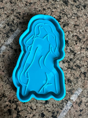 Blue lady Trinket tray mould