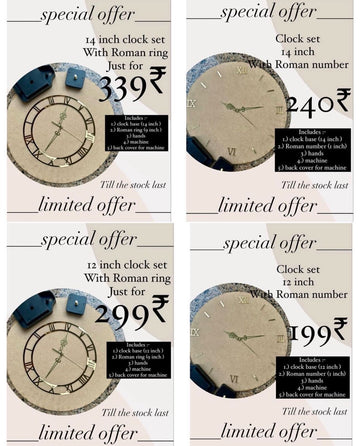 Clock set offer