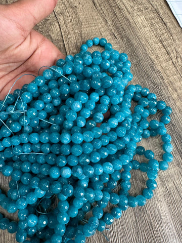 Onyx beads magical blue