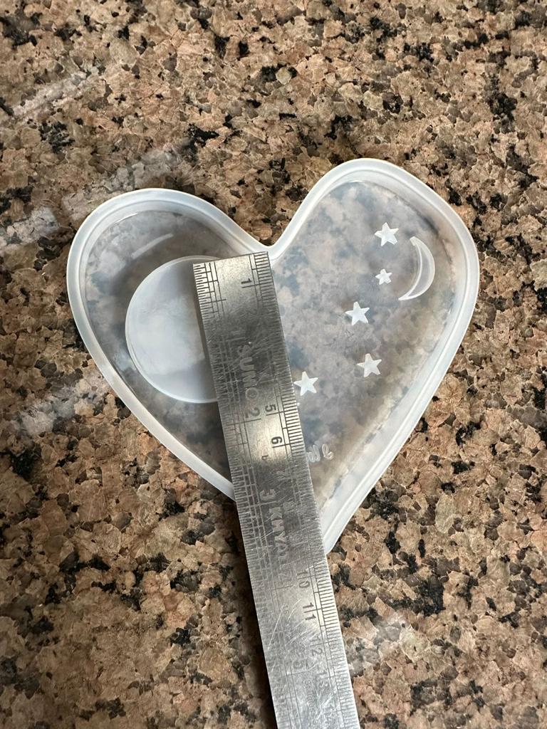 Heart tea light mould