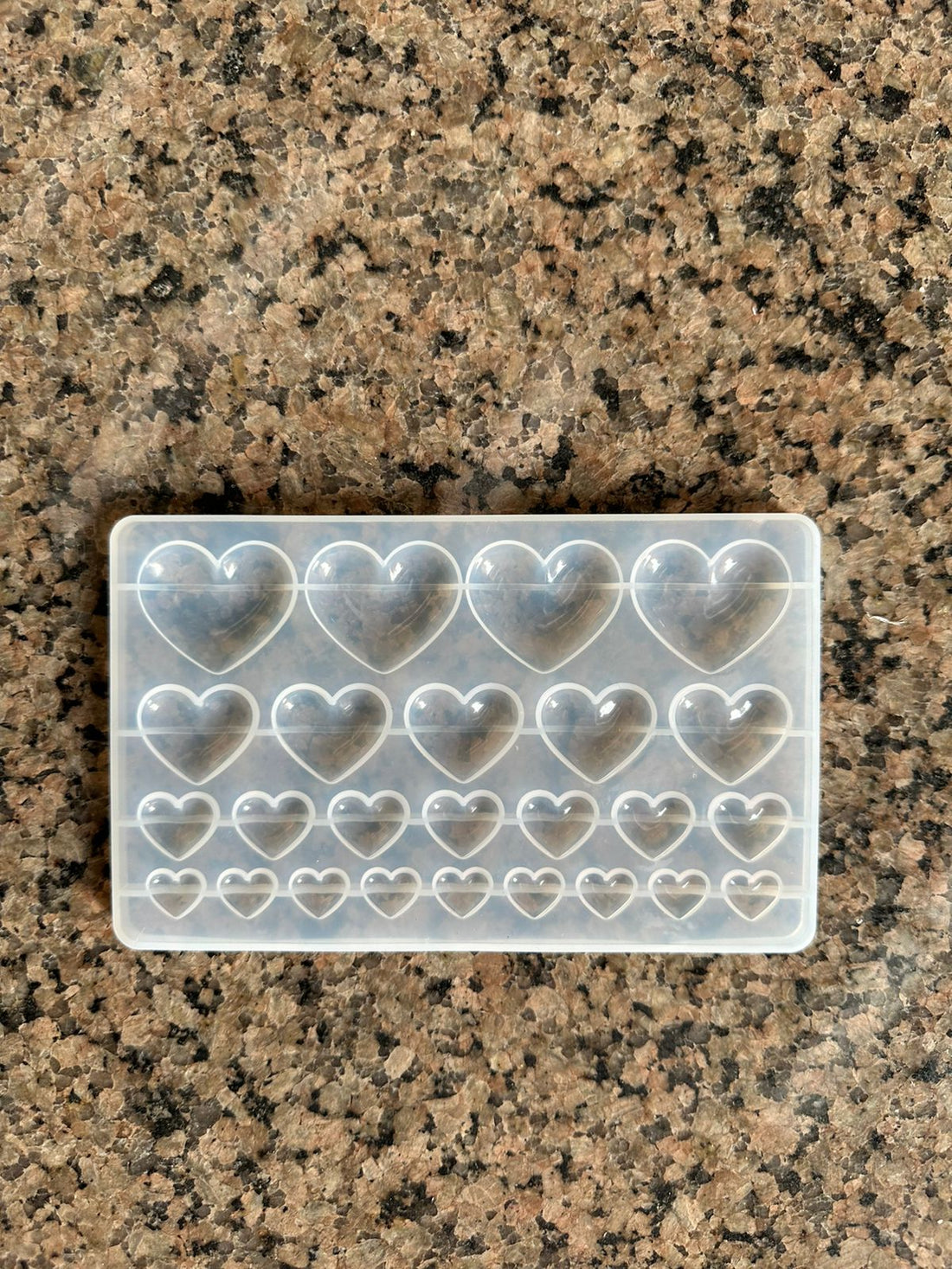 25 in 1 heart mould