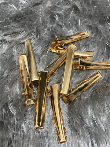 Rose gold clips