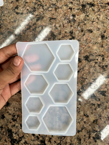 8 in 1 hexagonal mould