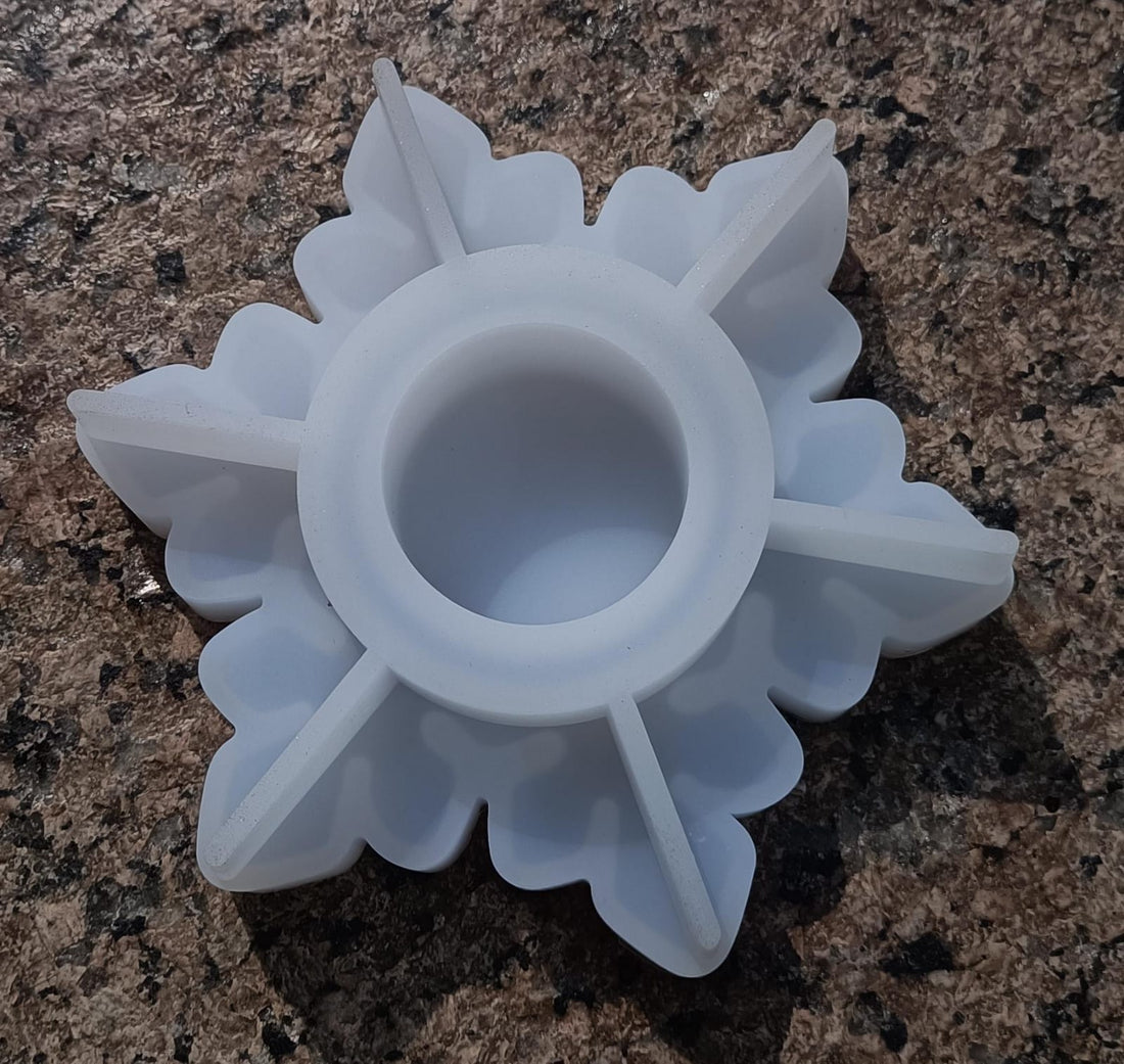 સ્નોવફ્લેક ટીલાઇટ ધારક 003