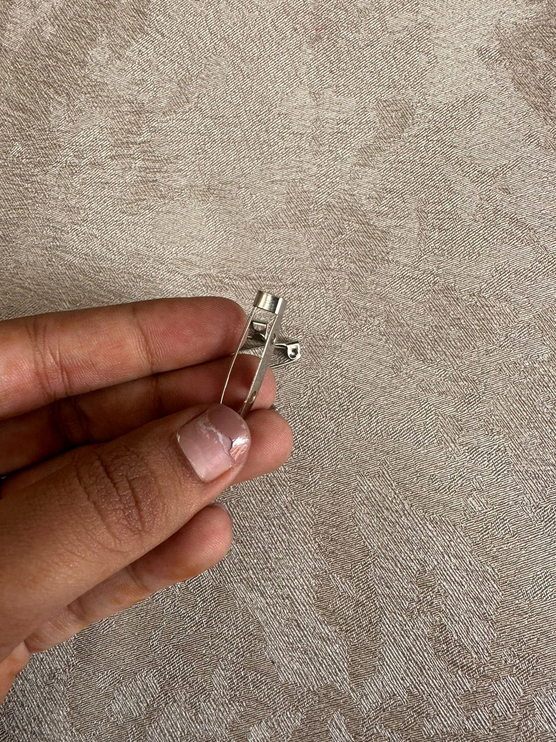 Broach pin silver set of 5