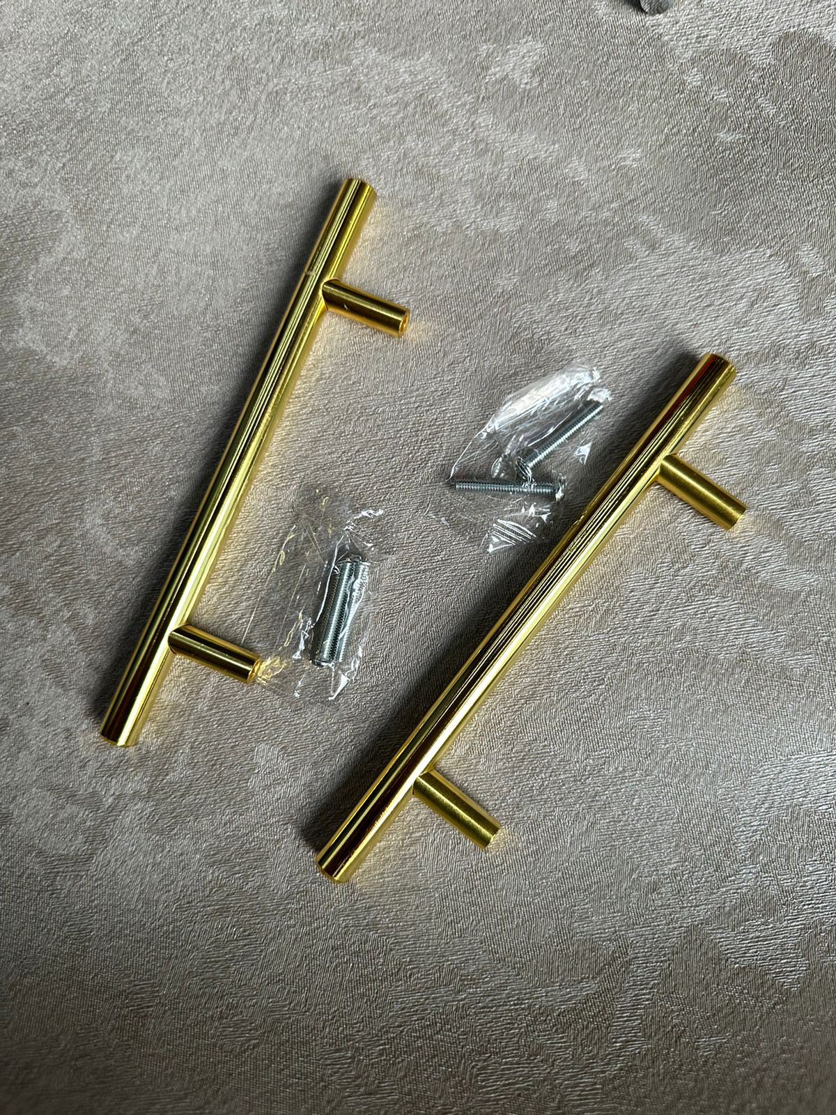Tray handle gold