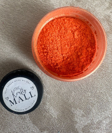 Dark orange pearl pigment