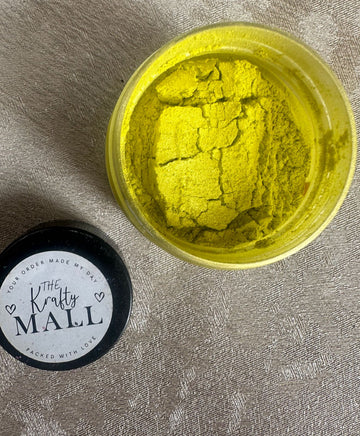 Lemon yellow pearl pigment