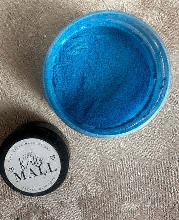 Golden blue green pearl pigment