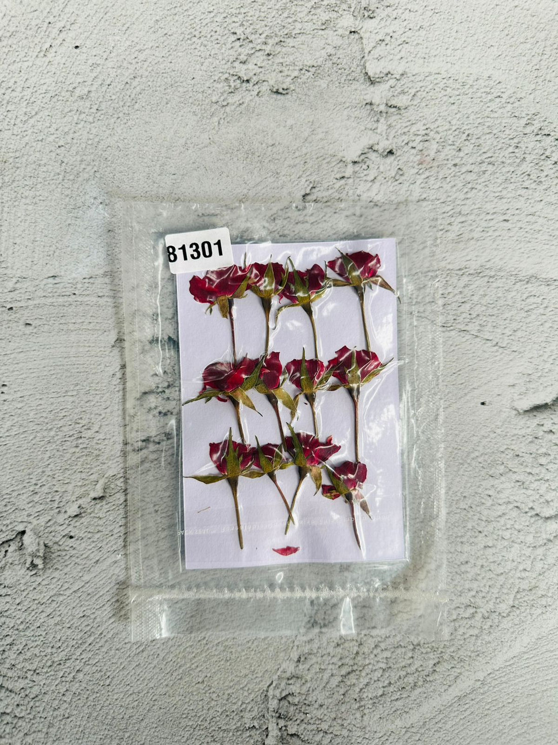 Pressed rose flower pack